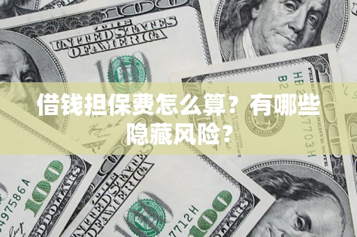 北京借钱担保费怎么算？有哪些隐藏风险？