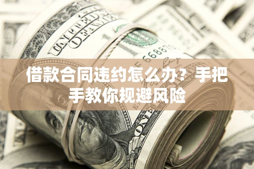 北京借款合同违约怎么办？手把手教你规避风险