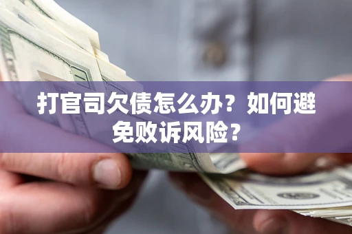 北京打官司欠债怎么办？如何避免败诉风险？