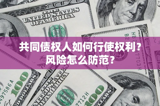 北京共同债权人如何行使权利？风险怎么防范？