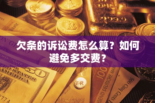 北京欠条的诉讼费怎么算？如何避免多交费？