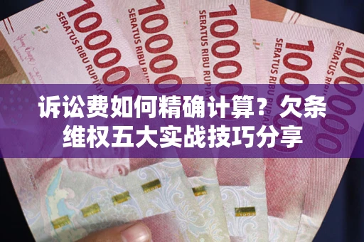 北京诉讼费如何精确计算？欠条维权五大实战技巧分享