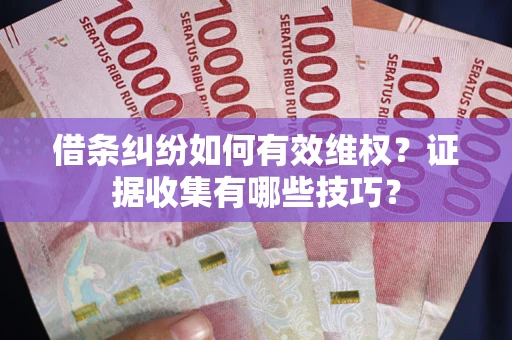 北京借条纠纷如何有效维权？证据收集有哪些技巧？